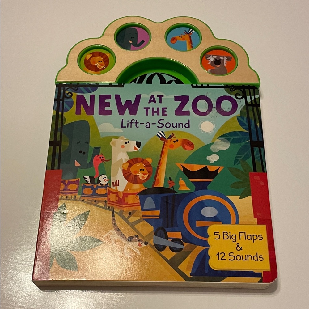 New at the Zoo Lift-a-Sound Book by Cottage Door Press